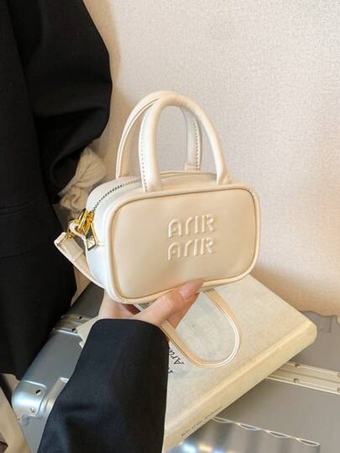 Mini Sized Baseball Bag Solid Color Printed Mini Bag Fashionable Small Bag