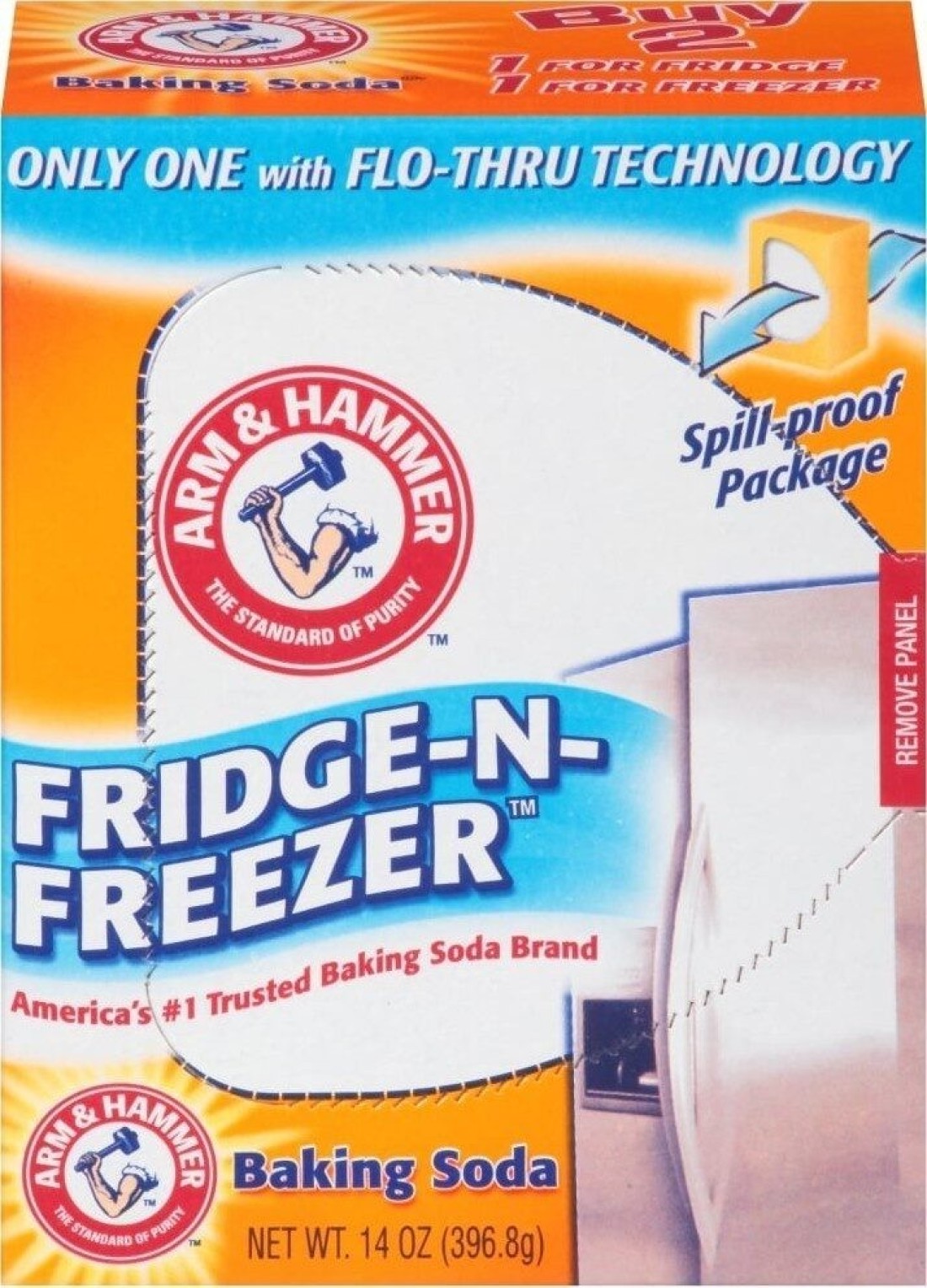 ARM&HAMMER BAKING SODA FRIDGE-N-FREEZER 396.8 GM