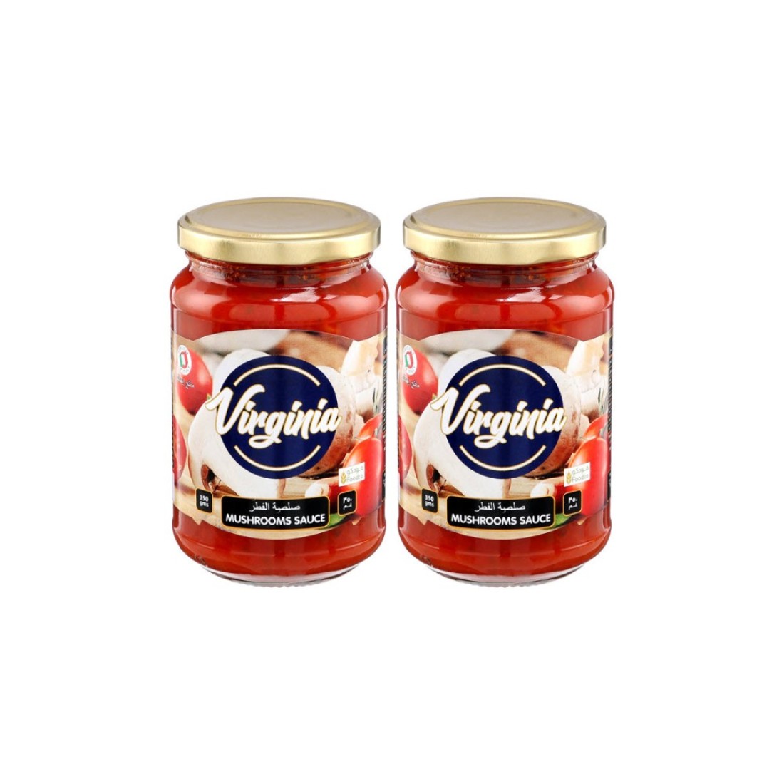 VIRGINIA TOMATO&MUSHRM SAUCE 2X350GM