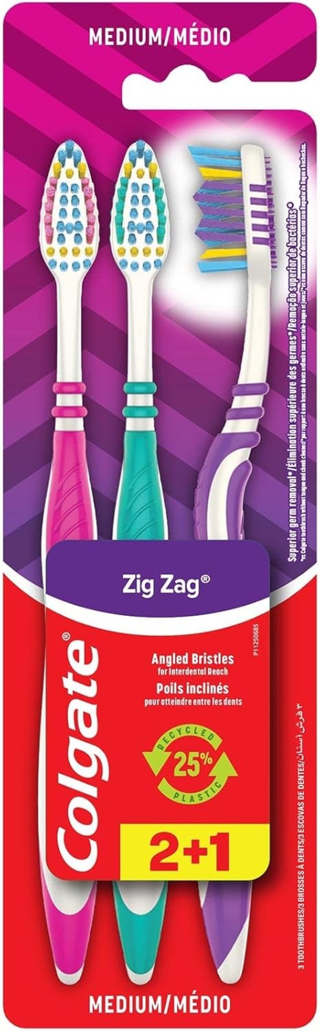 COLGATE ZIG ZAG TOOTH BRUSH 2+1