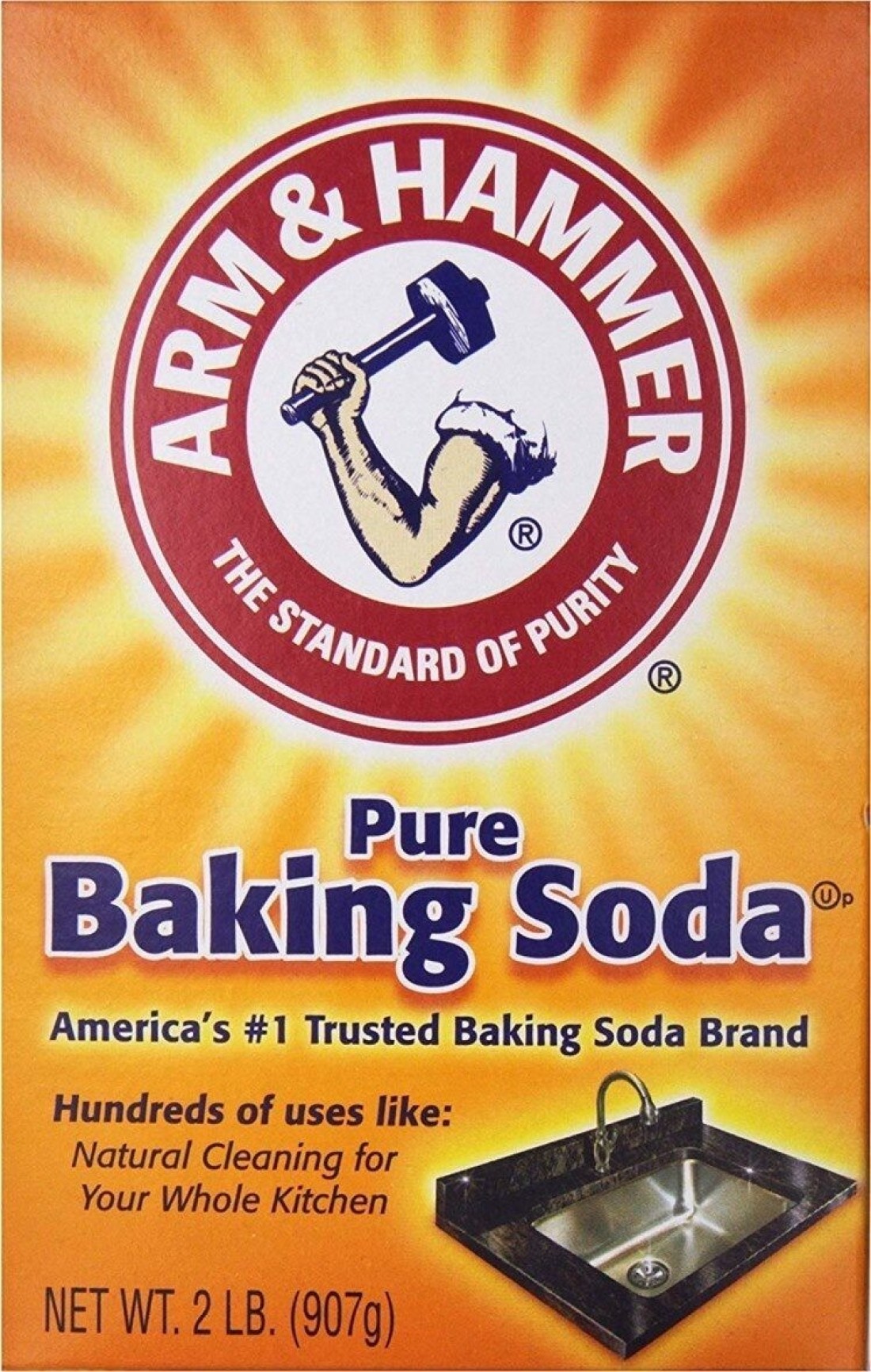 ARM&HAMMER KITCHEN CLEANER PURE BAKING SODA 907G