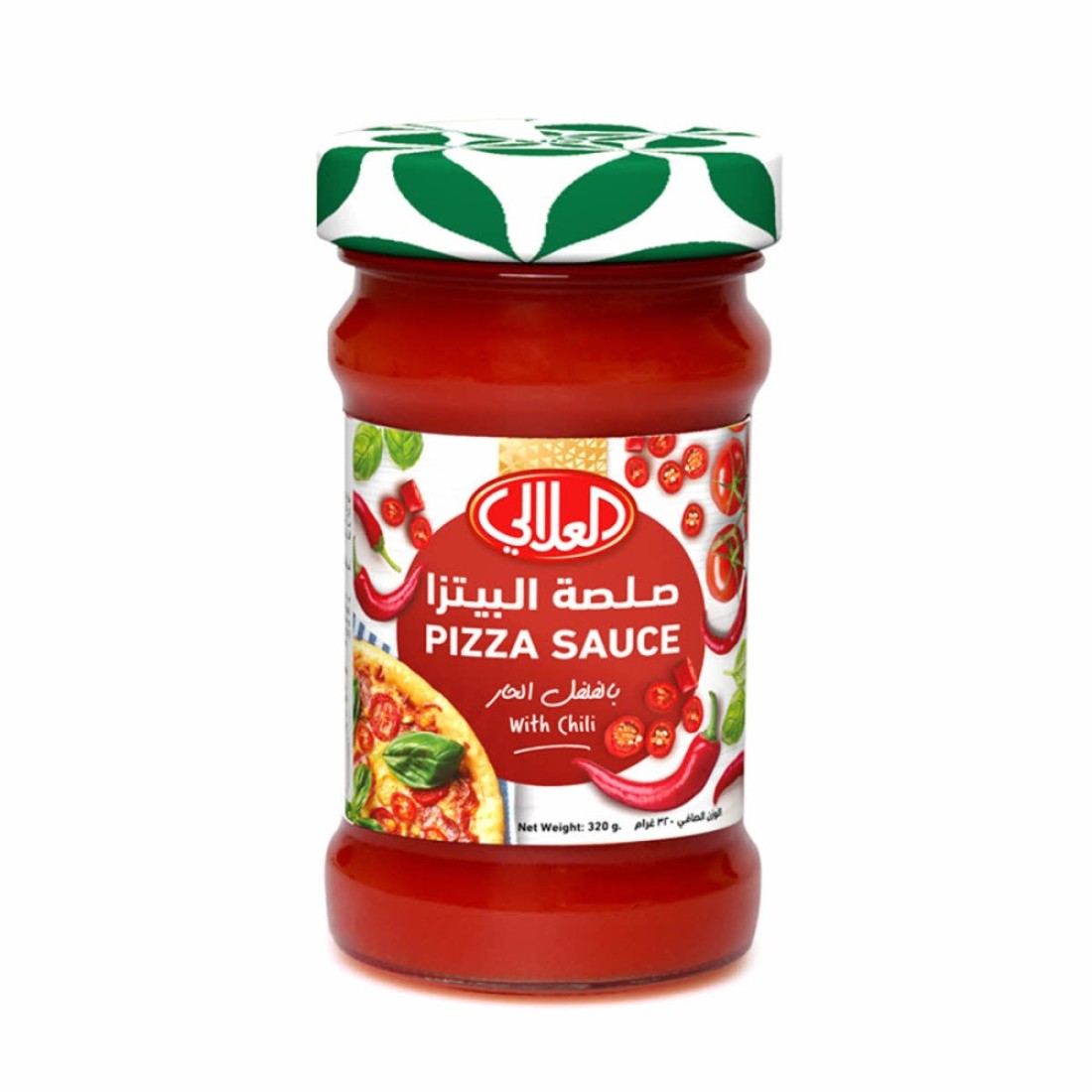 AL ALALI PIZZA SAUCE - HOT CHILI 320G 320GM