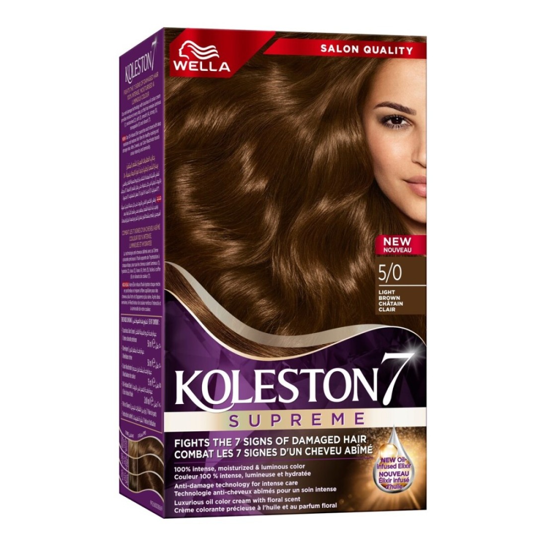 KOLESTON KIT 5 0 LIGHT BROWN NW