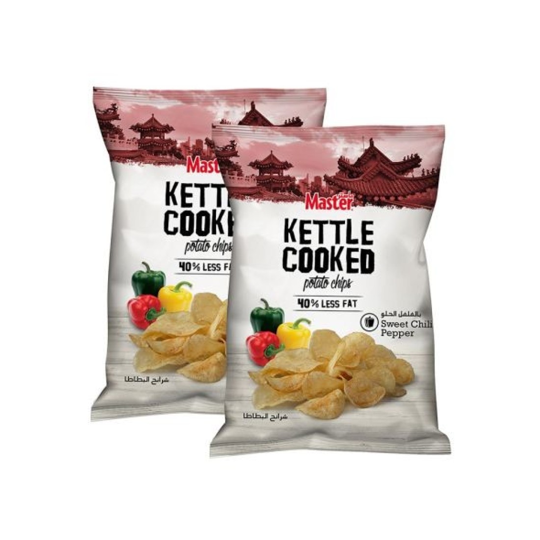 KETTLE COOKED CHIPS SALT 70G+45G
