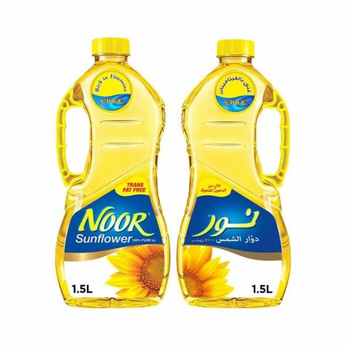 NOOR SUNFLOWER OIL 2 x 1.5Ltr + 750 ml