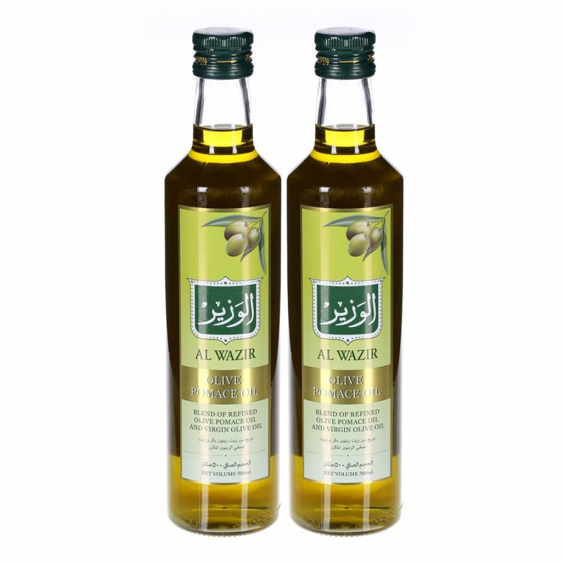 الوزير زيت زيتون 500 مل × عدد 2