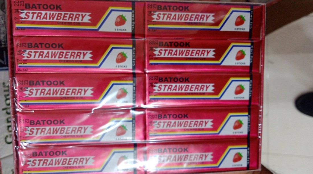 BATOOK CHEWINGUM STREABERRY 4X20
