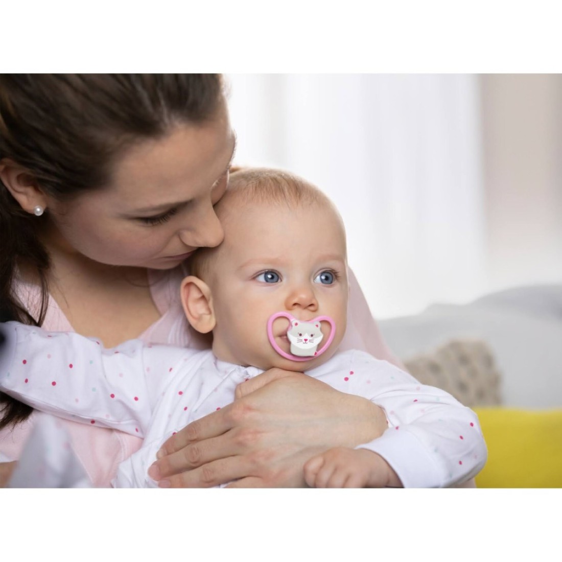 Nuk Space Soother 0-6m SNK713 Multicolour Pack of 2