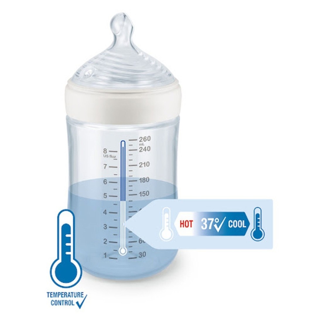 Nuk First Choice+ No-Colic Feeding Bottle SNK718 Multicolour 150ml