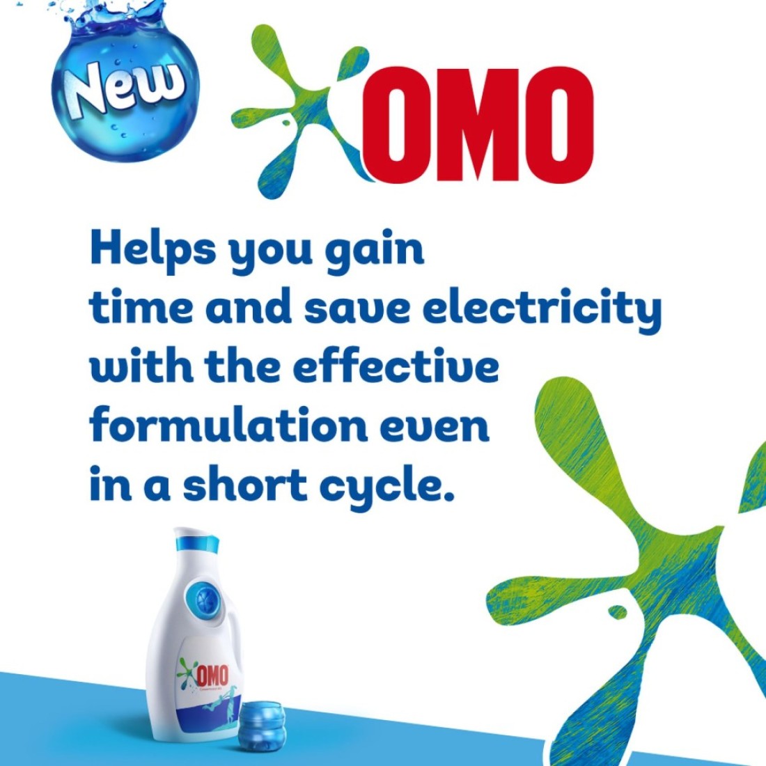 OMO Liquid Laundry Detergent Active 900ml