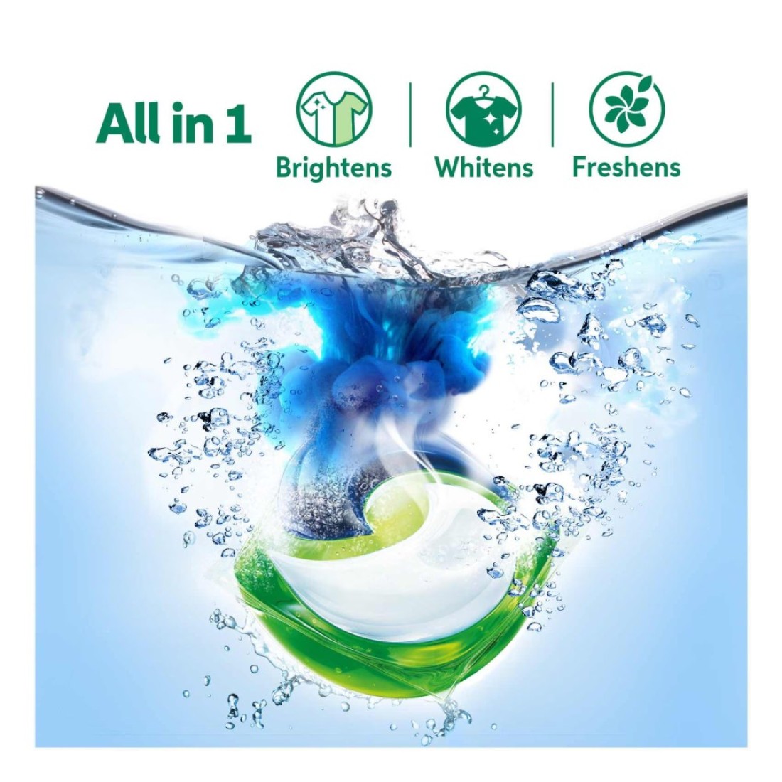Ariel All-in-1 Pods Capsules Downy Floral Breeze 15 Pods Pack of 4