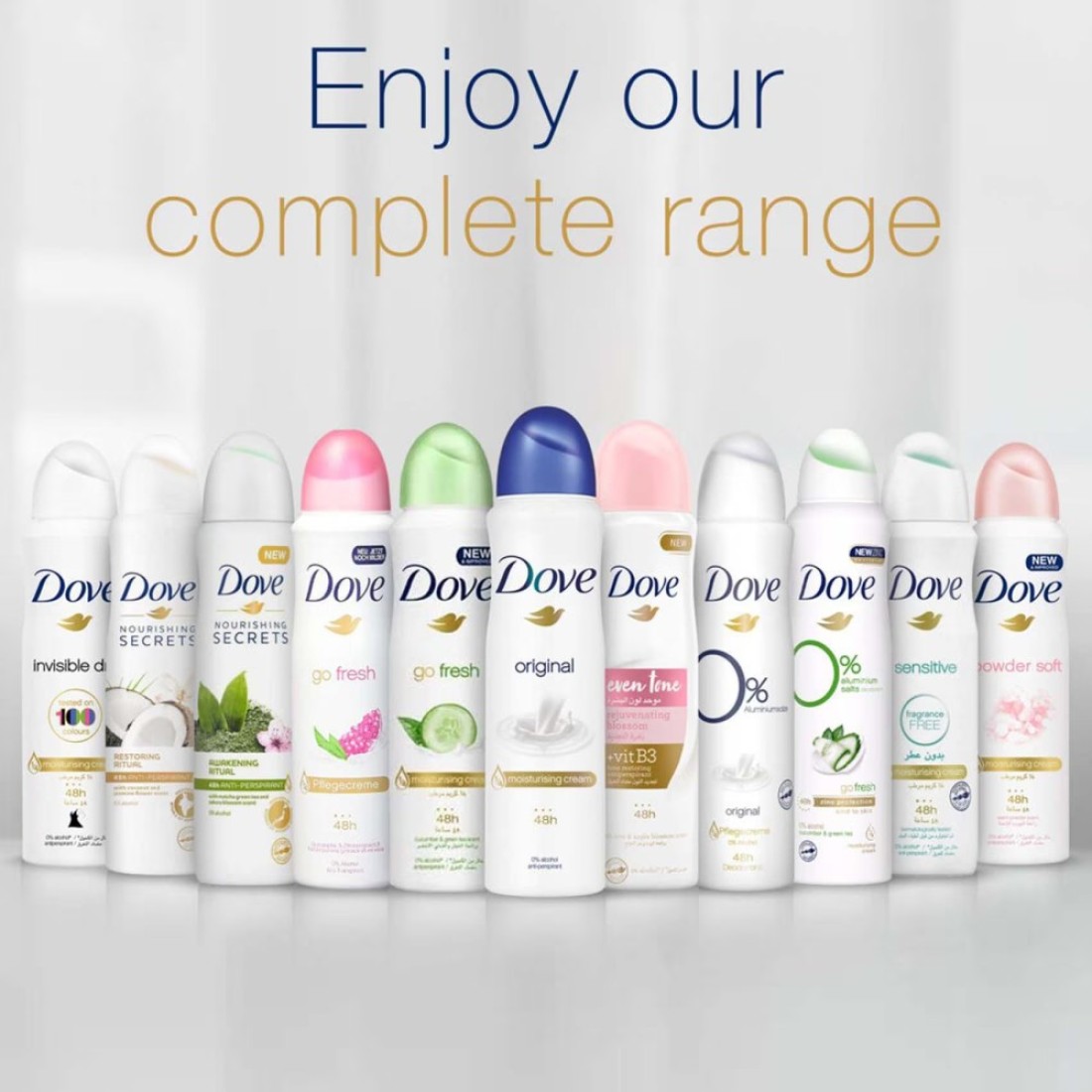 Dove Advanced Care Antiperspirant Deodorant Spray Cool Fresh 150ml