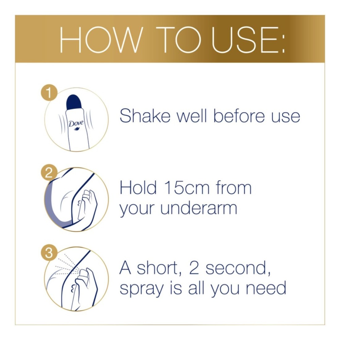 Dove Advanced Care Antiperspirant Deodorant Spray Invisible150ml