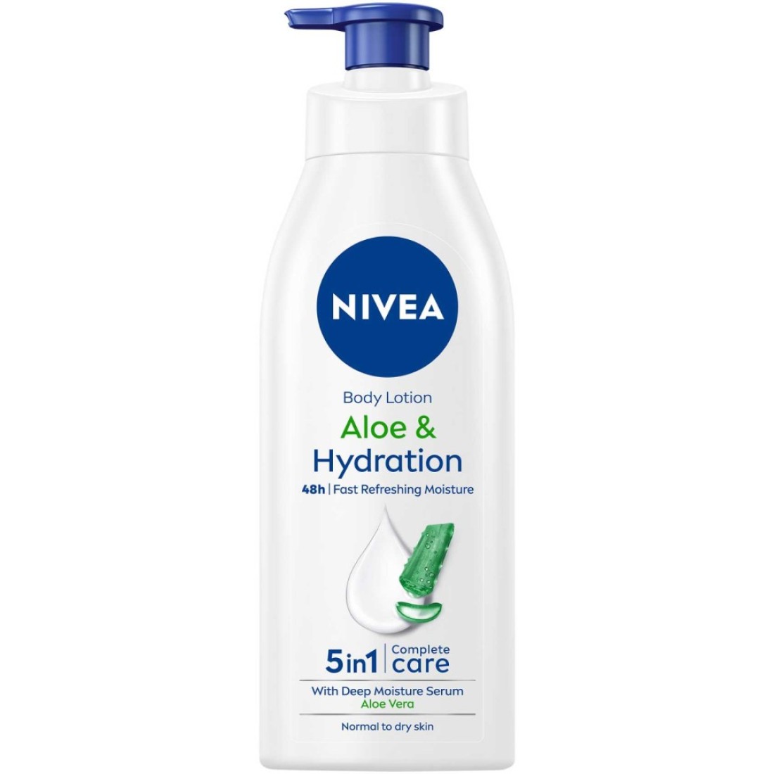 NIVEA Body Lotion Hydration Aloe Vera Normal to Dry Skin 400ml