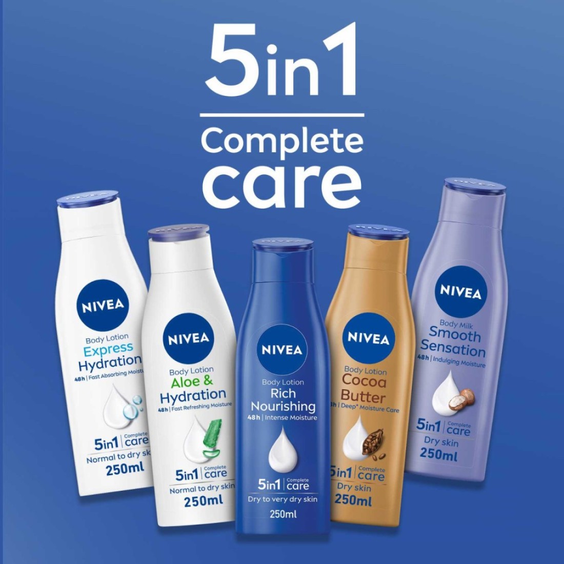 NIVEA Body Lotion Dry Skin Cocoa Butter Vitamin E 400ml