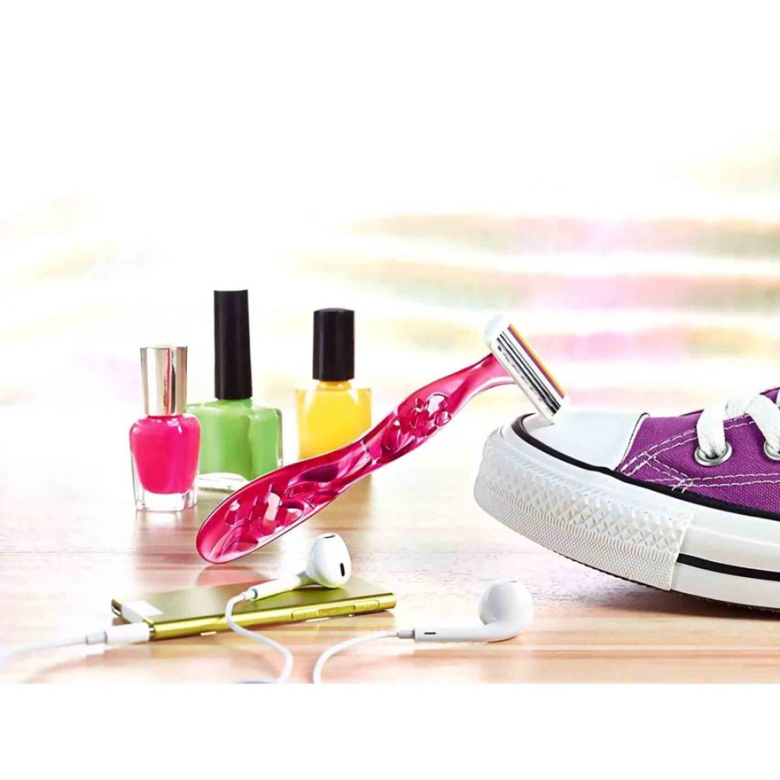Bic Miss Soleil Colour Collection Disposable Razor Multicolour 4 PCS