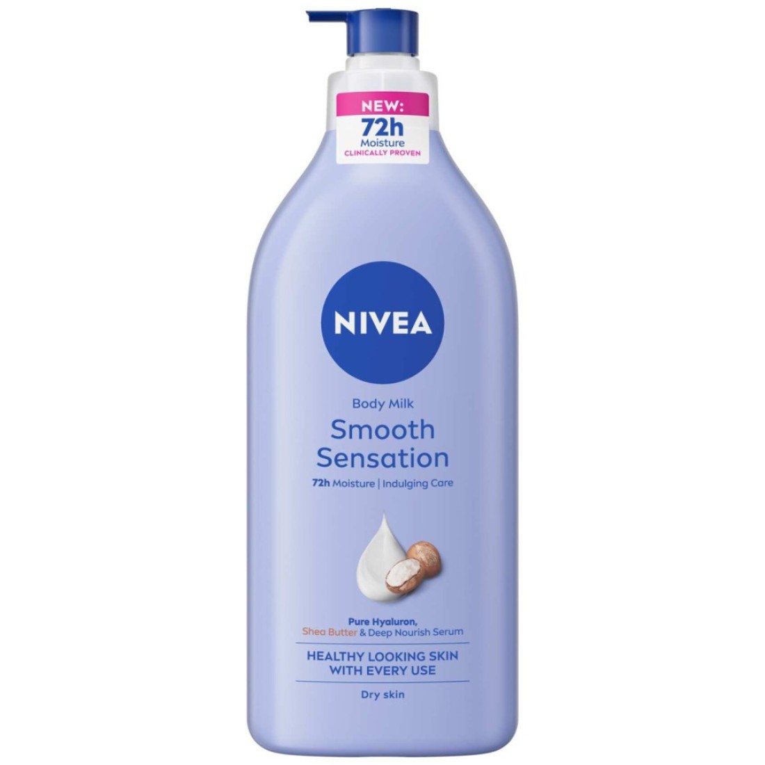 NIVEA Body Lotion, Dry Skin, Shea Smooth, Deep Moisture Serum, 625ml