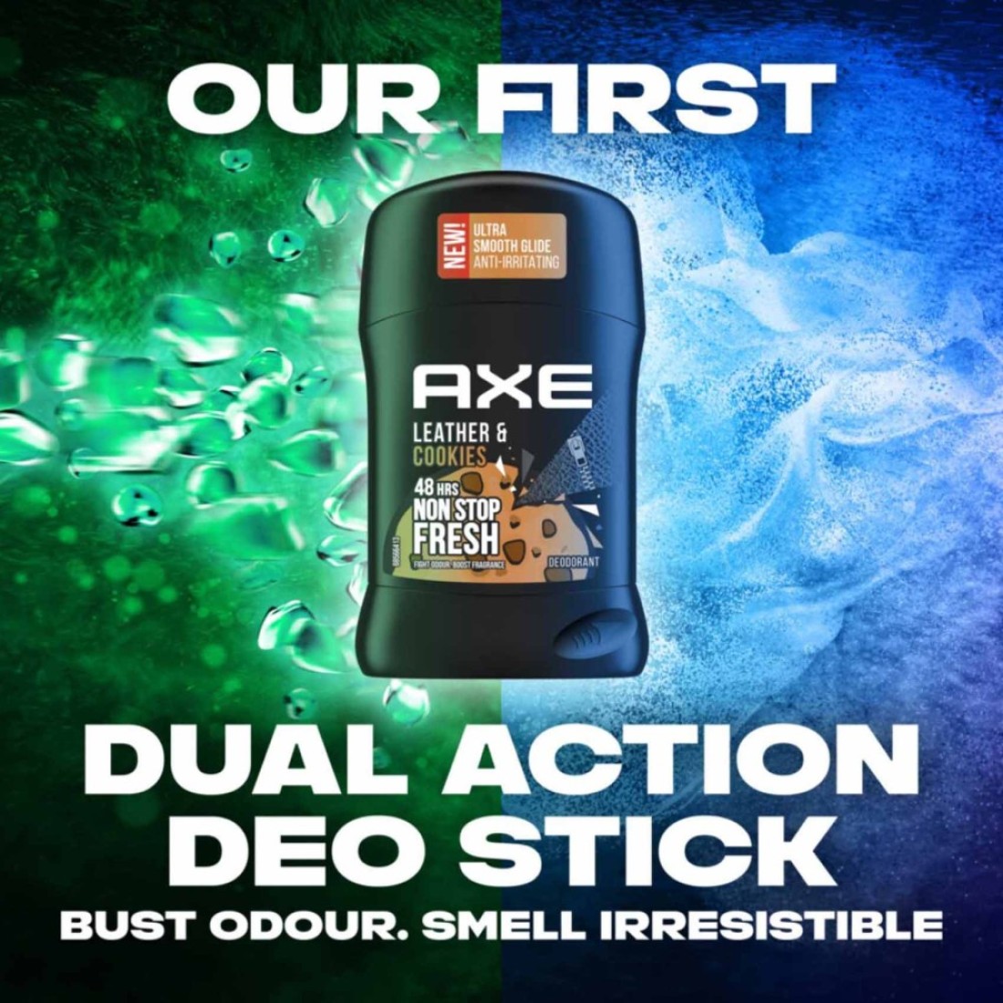 Axe Leather And Cookies Deodorant Stick Clear 50ml