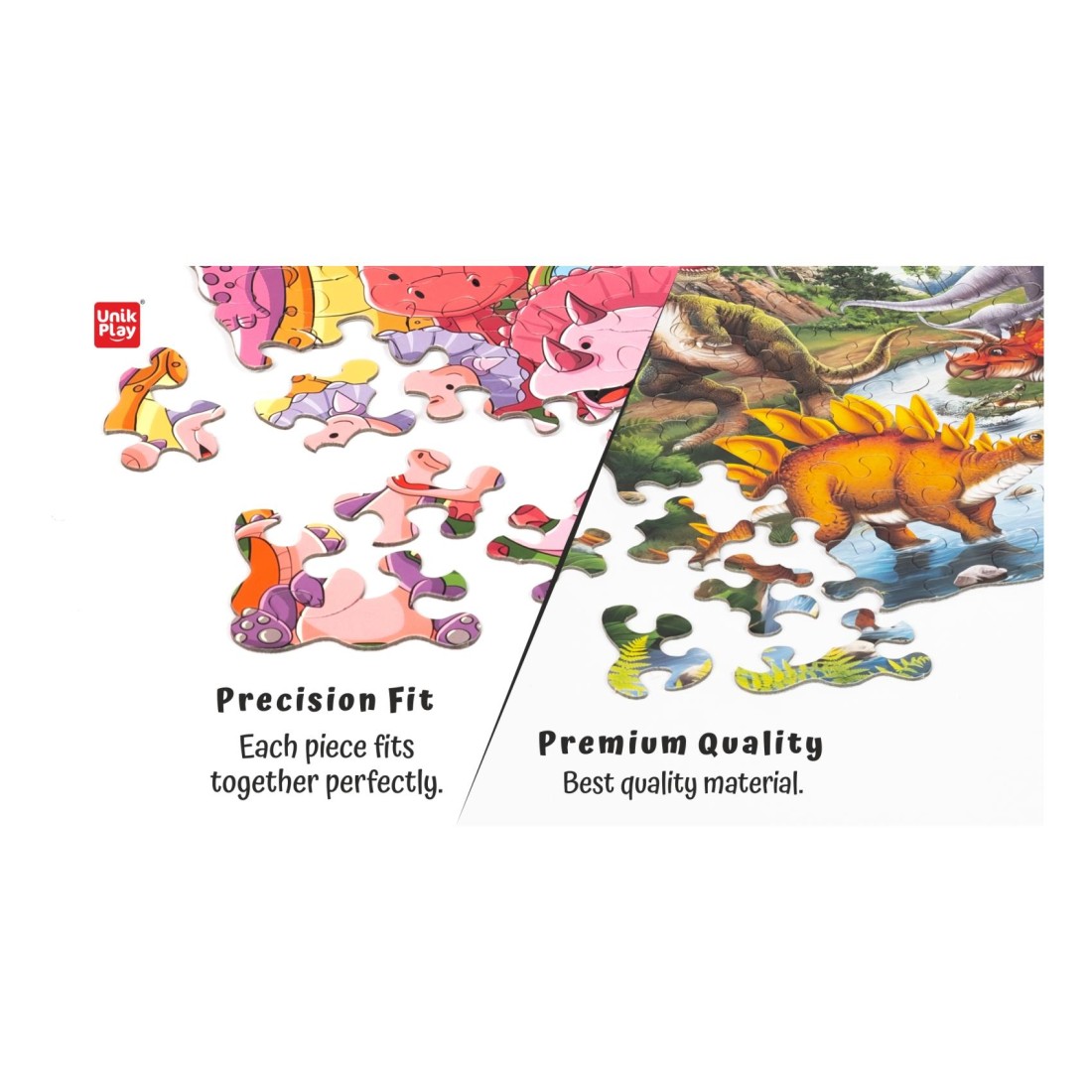 Unik Play Go Crazy Dino Jigsaw Puzzle UPJP 1212/GB01