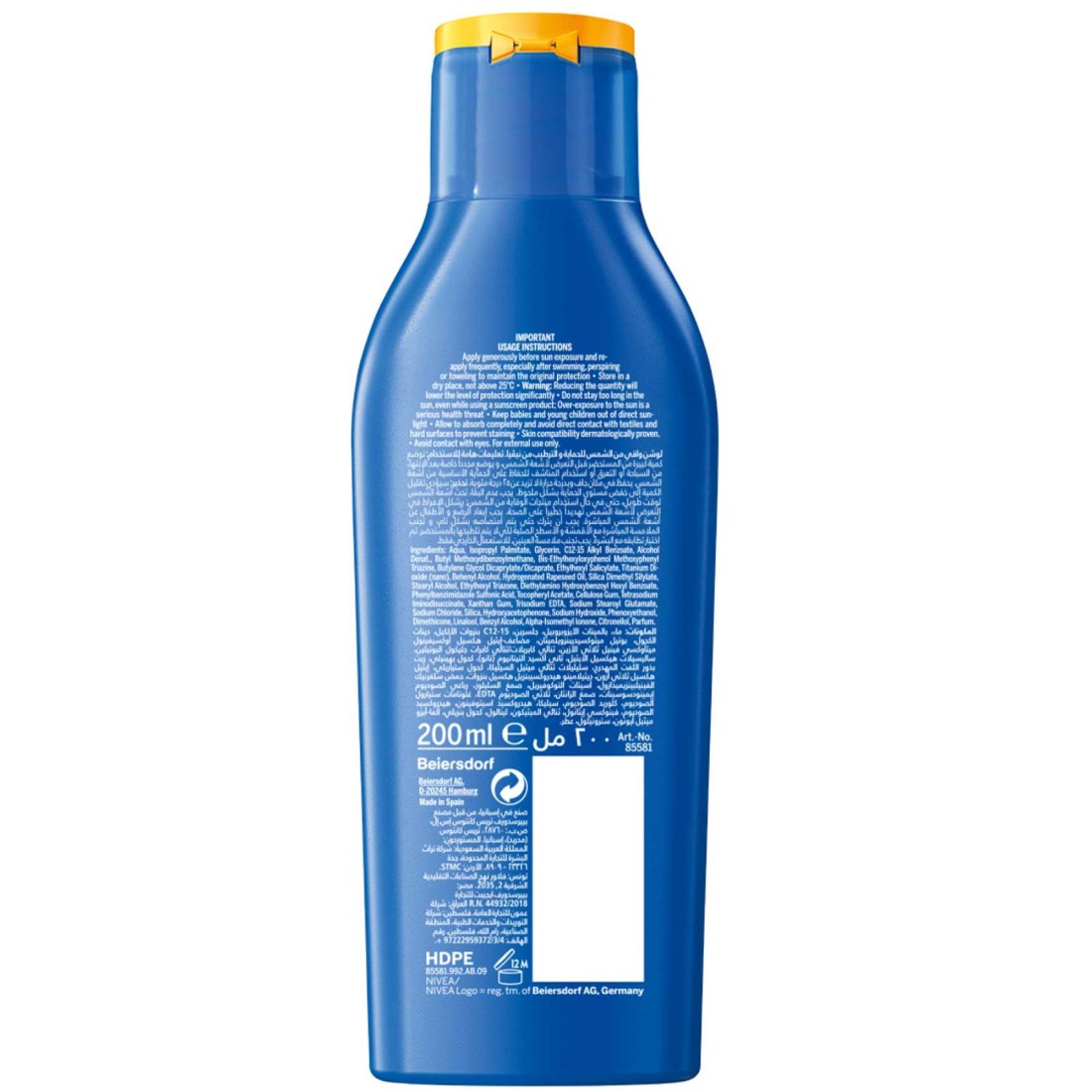 NIVEA SUN Lotion Protect &amp; Moisture SPF 30 200ml