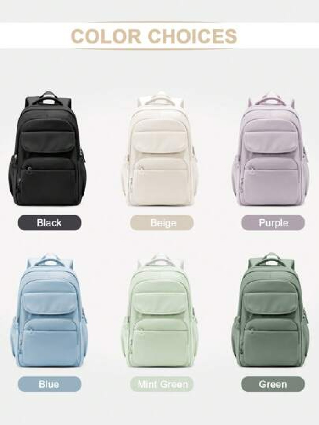 New School Backpack Laptop Backpack Fits 14 15 6 Inch Notebook For Girl Boy Lightweight Durable School Bookbag Water Resistant Schoolbag Book Bag