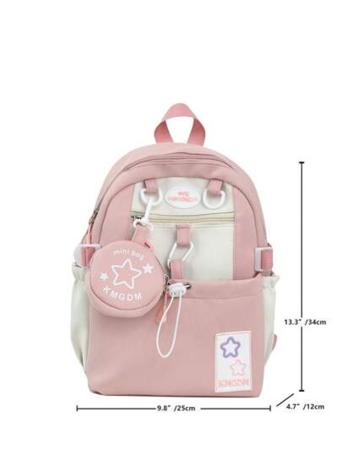Japanese Cute Girl Hit Color Mini Shoulder Bag Female Korean Version Of The Dopamine Star Small Backpack Junior High School And High School School Bag Out Of The Travel Study Spring Tour Shoulder Bag