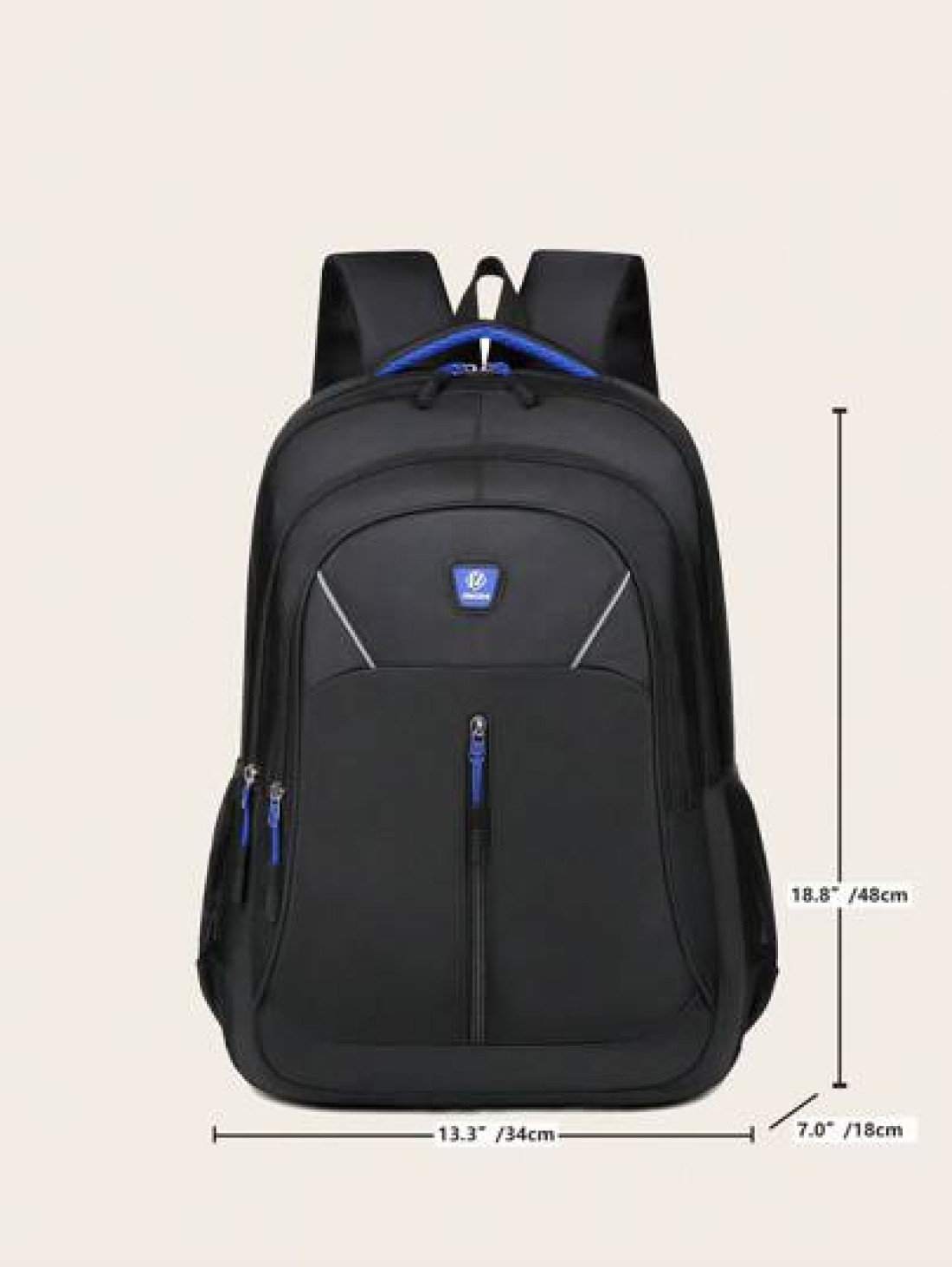New Lightweight Laptop Backpack Suitable For School And Travel Adjustable Shoulder Straps Multi Compartment Design Durable Polyester Casual Backpack For Men Women With Secure Zipper Closure Student Ba