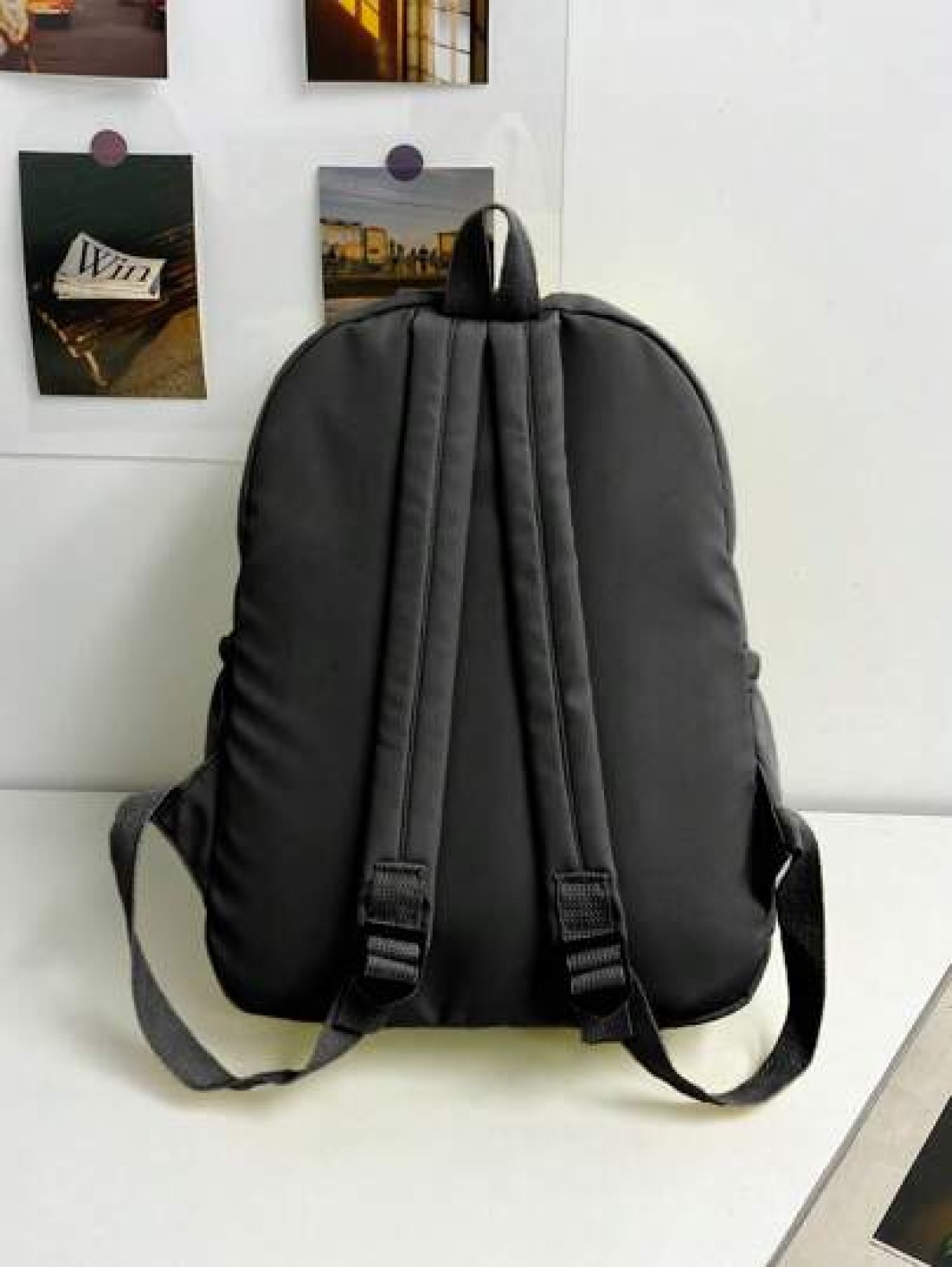 1 Pc Back To School Causal Preppy School Bag Durable Nylon Spacious Multiple Pockets High Capacity With Laptop Compartment Zipper Backpack Purse Solid Color School Backpack Lightweight Bookbags Portab