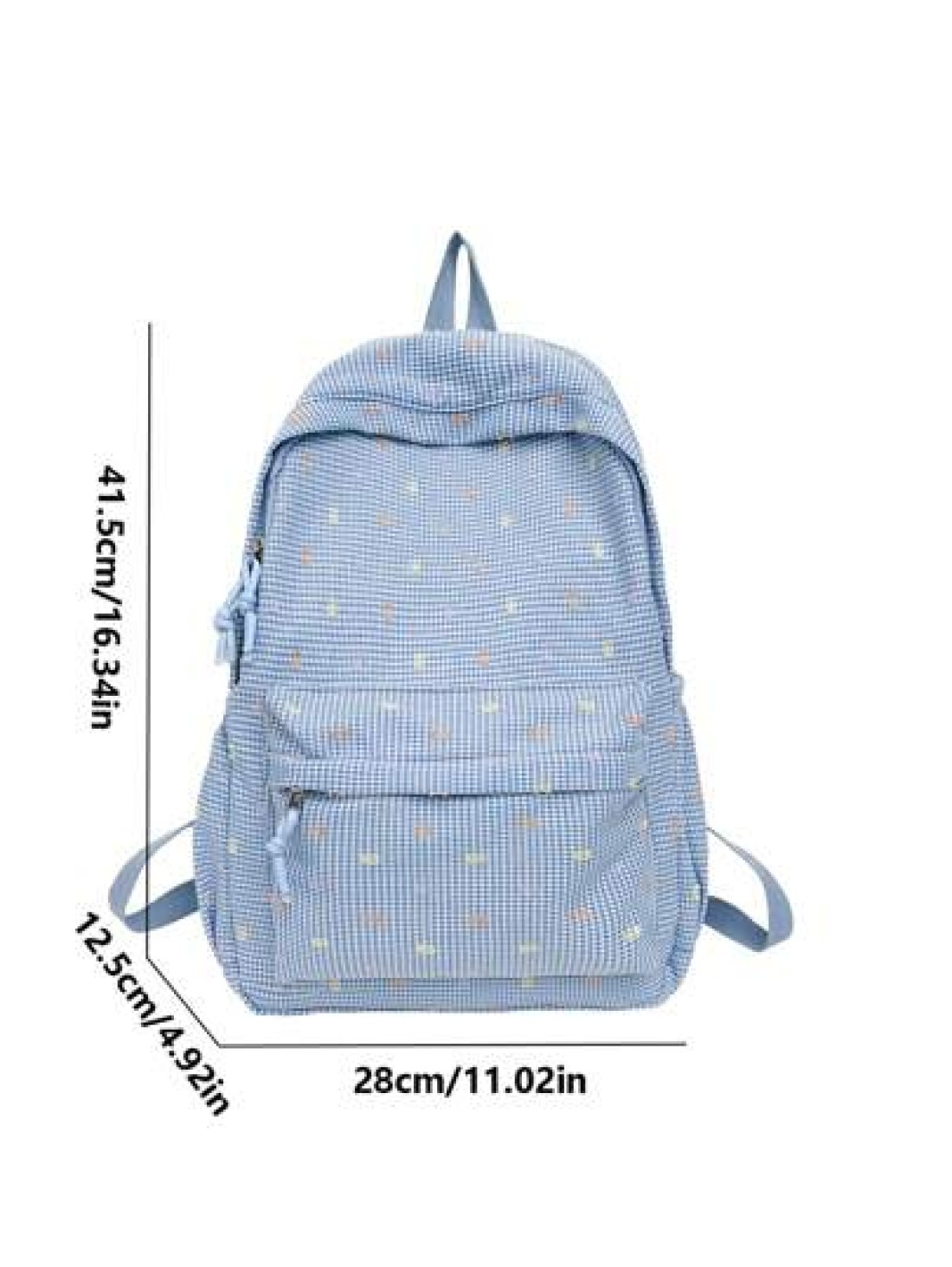 1pc Back To School Backpack Stylish Casual Backpack Fresh And Sweet Large Capacity Backpack Suitable For Daily School Very Suitable For Campus Class Photo Taking Birthday Gifts Suitable For Daily Shop