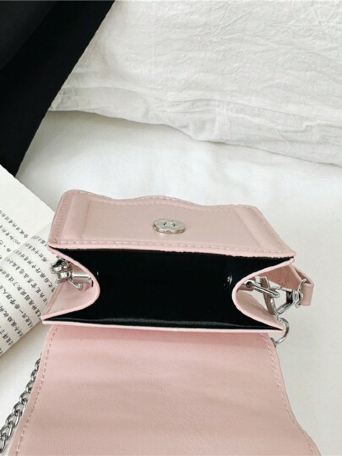 1pc Mini PU Handbag Lightweight Small Girls Princess Crossbody Bag One Shoulder Children s Purse Snap Closure Suitable For Lipstick Outings Gifts Daily Use