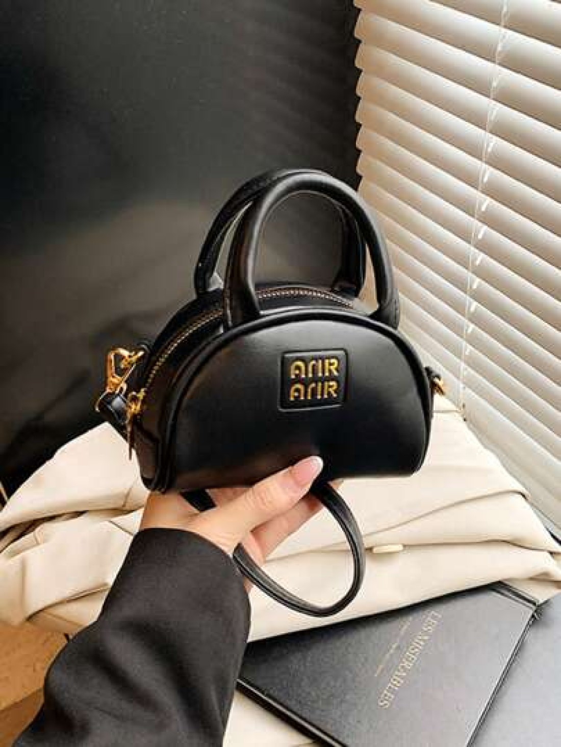 New Mini Tote Bag With Print Solid Color Ultrasmall Crossbody Bag Mini Evening Clutch Makeup Bag Key Bag Handbag