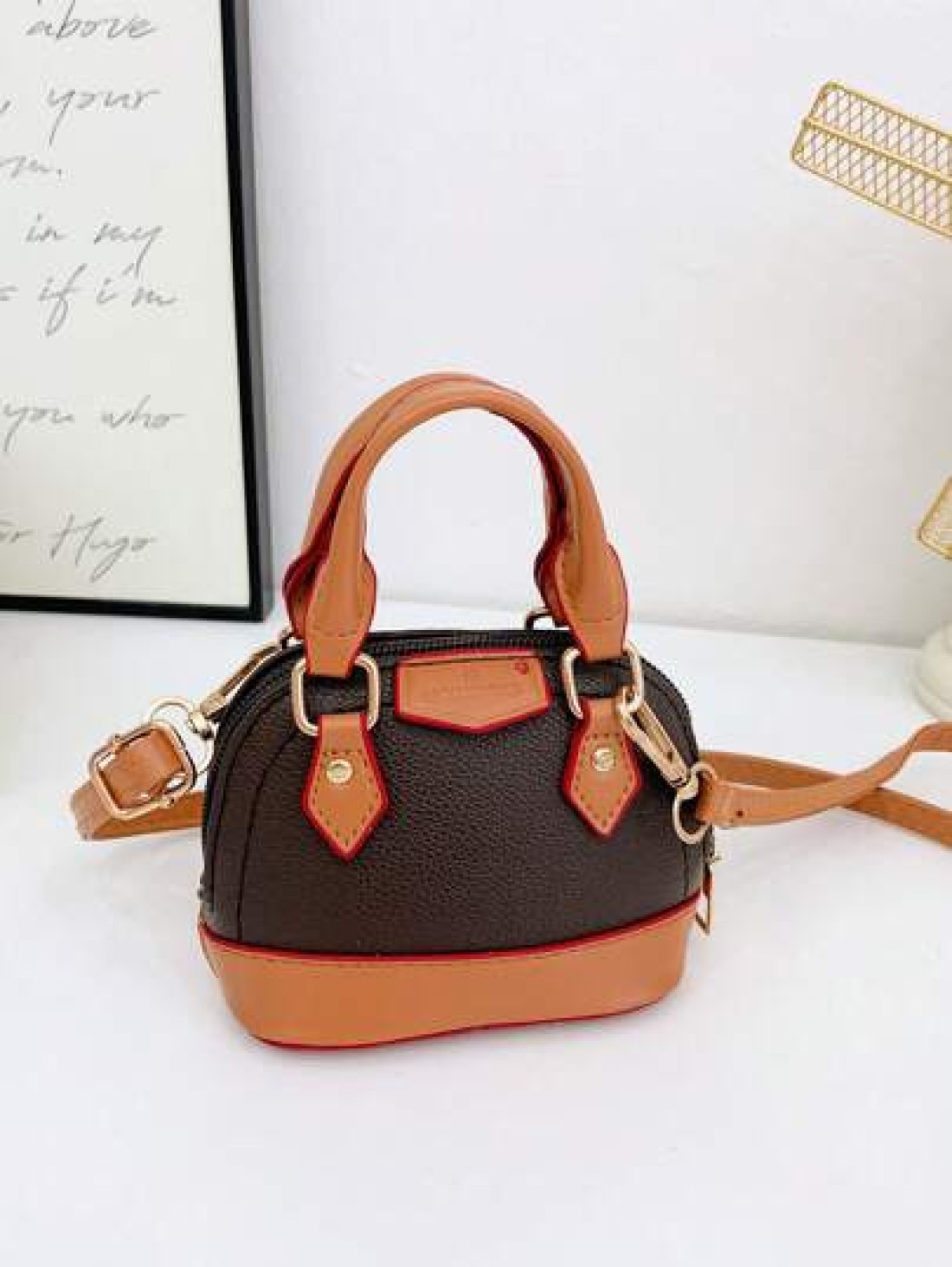 1pc Fashionable Textured Small Bag Fashionable Casual Shoulder Messenger Bag High End Korean Small Shell Bag Handbag Messenger Bag Lipstick And Coin Accessories Bag Pu Material High End Solid Color Co