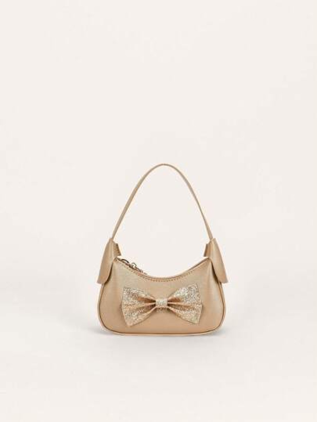 1pc Cute Girl Bow Decor Baby Mini Handbag