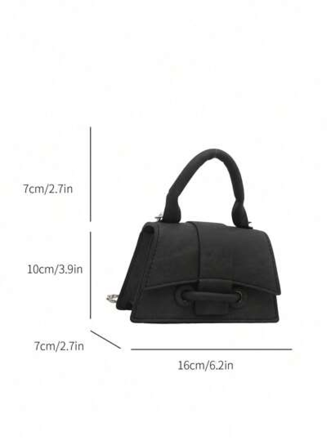 1pc Retro Korean Style Handbag Personalized Fashion Simple Temperament Shoulder Crossbody Small Square Bag Pu Material Magnetic Buckle Closure Adjustable Shoulder Strap Suitable For Teenagers Shopping