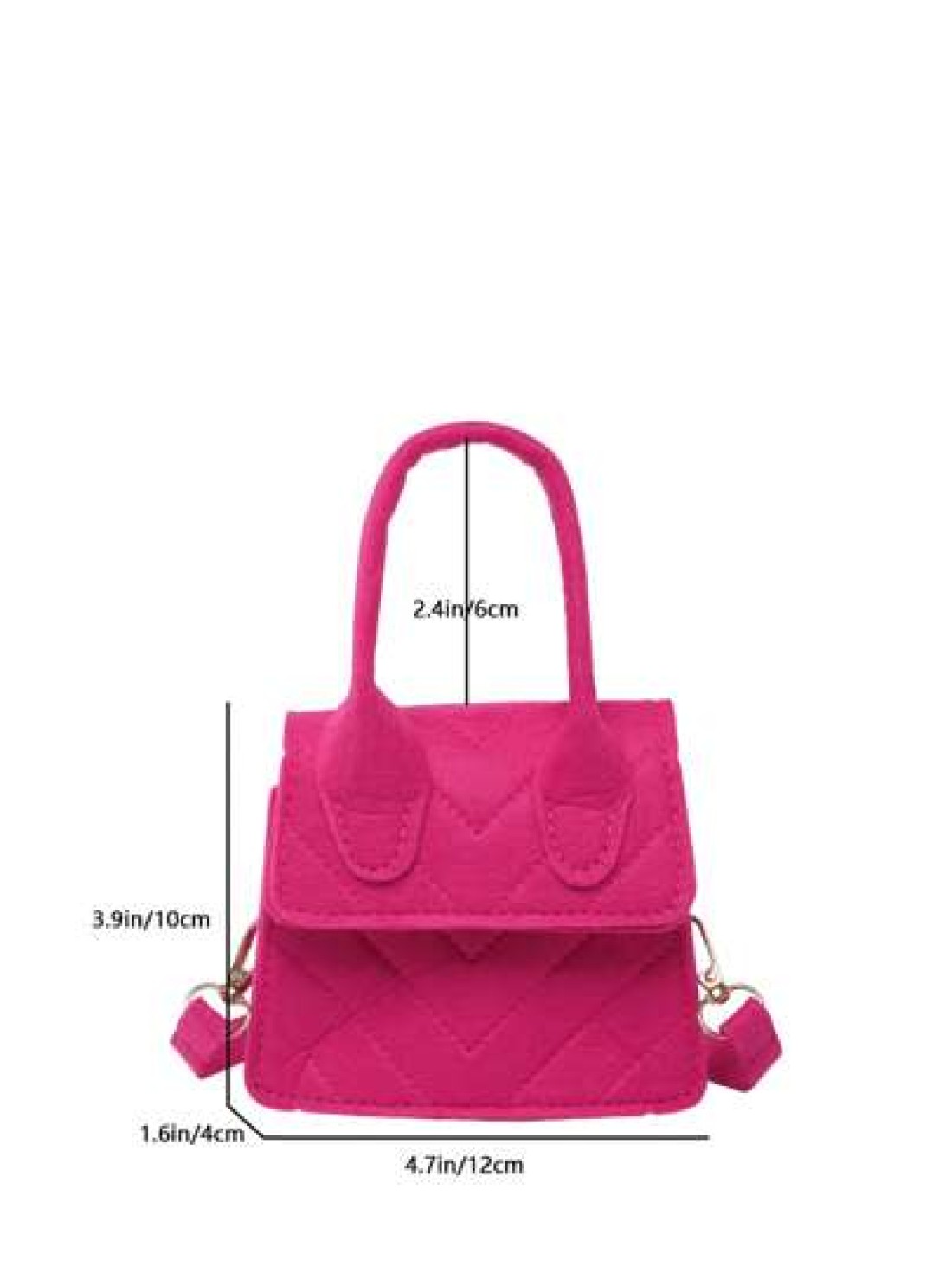 1 Piece Of Magnet Closure Fashionable Diamond Grid Mini Candy Color Handbag Niche Design Highly Attractive Versatile Adjustable Shoulder Strap Shoulder Messenger Bag Suitable For Teenagers To Travel S