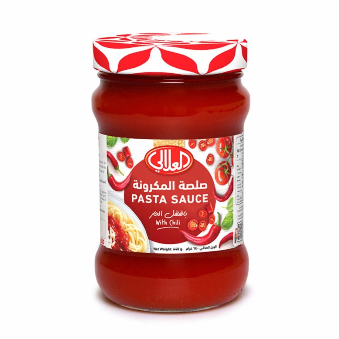 AL ALALI PASTA SAUCE - HOT CHILI 640G 640GM