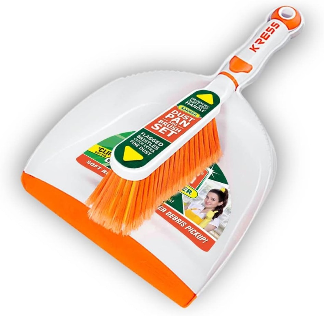 KK CLIP DUST PAN BRUSH SET 2