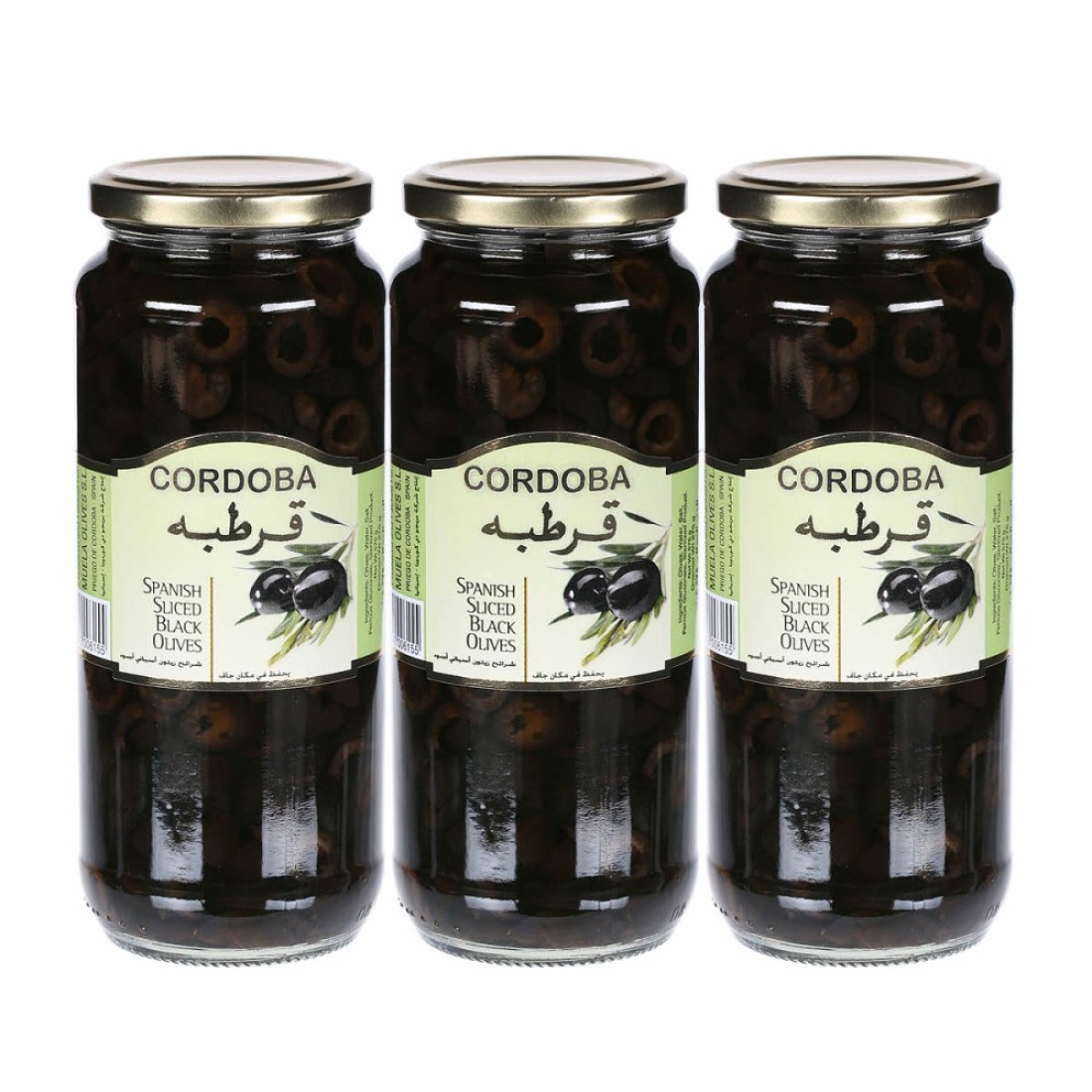 CORDOBA SLICED BLACK OLIVES 2 1X230G