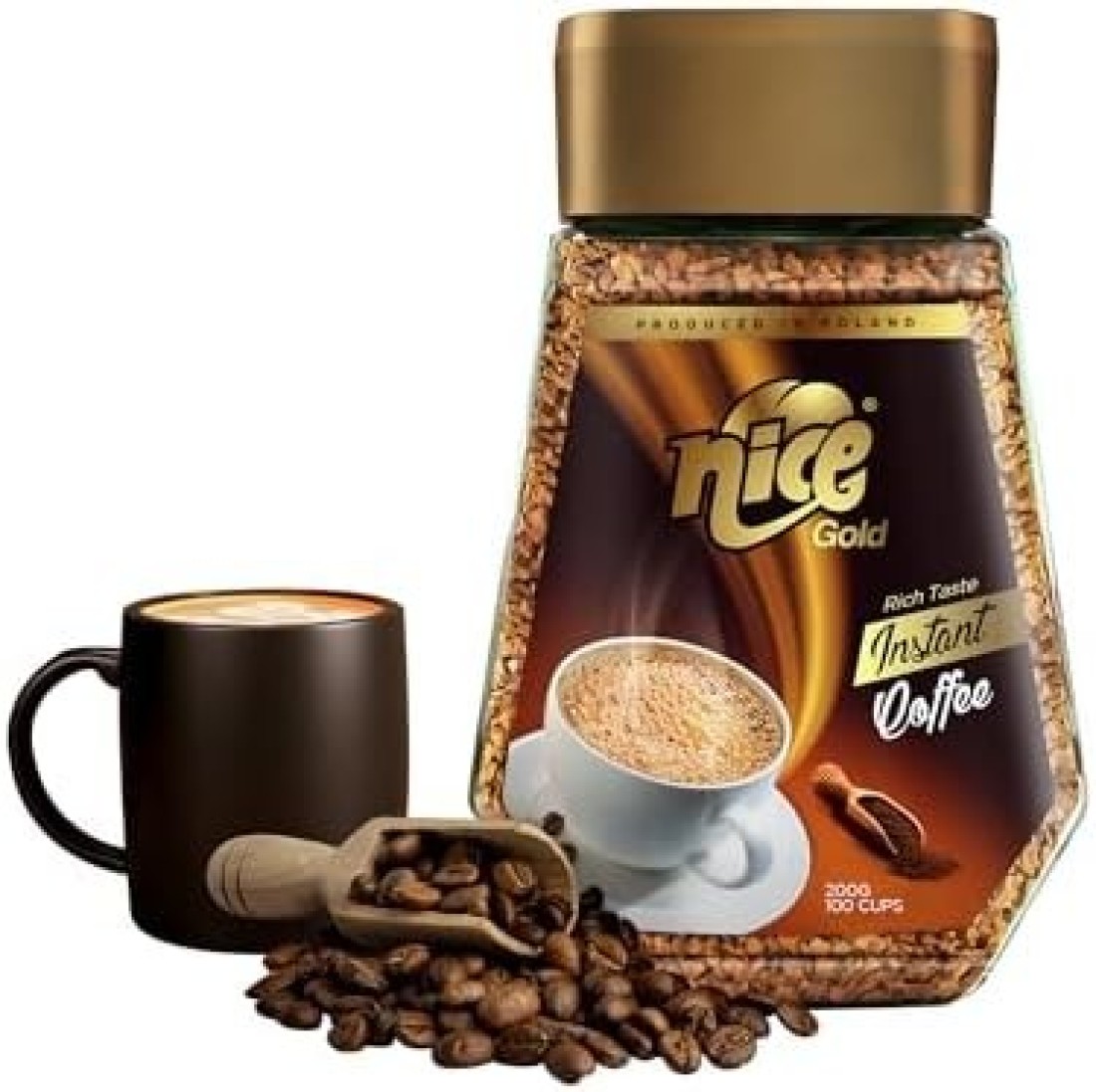 NICE GOLD INSTANT COFFEE 200G