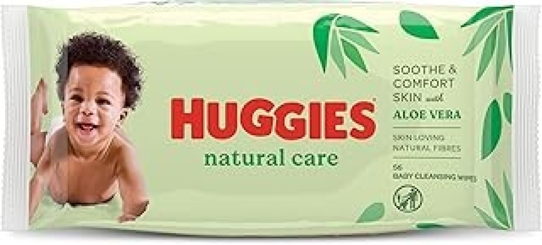 HUGGIES BABY WIPES ALOE 56S