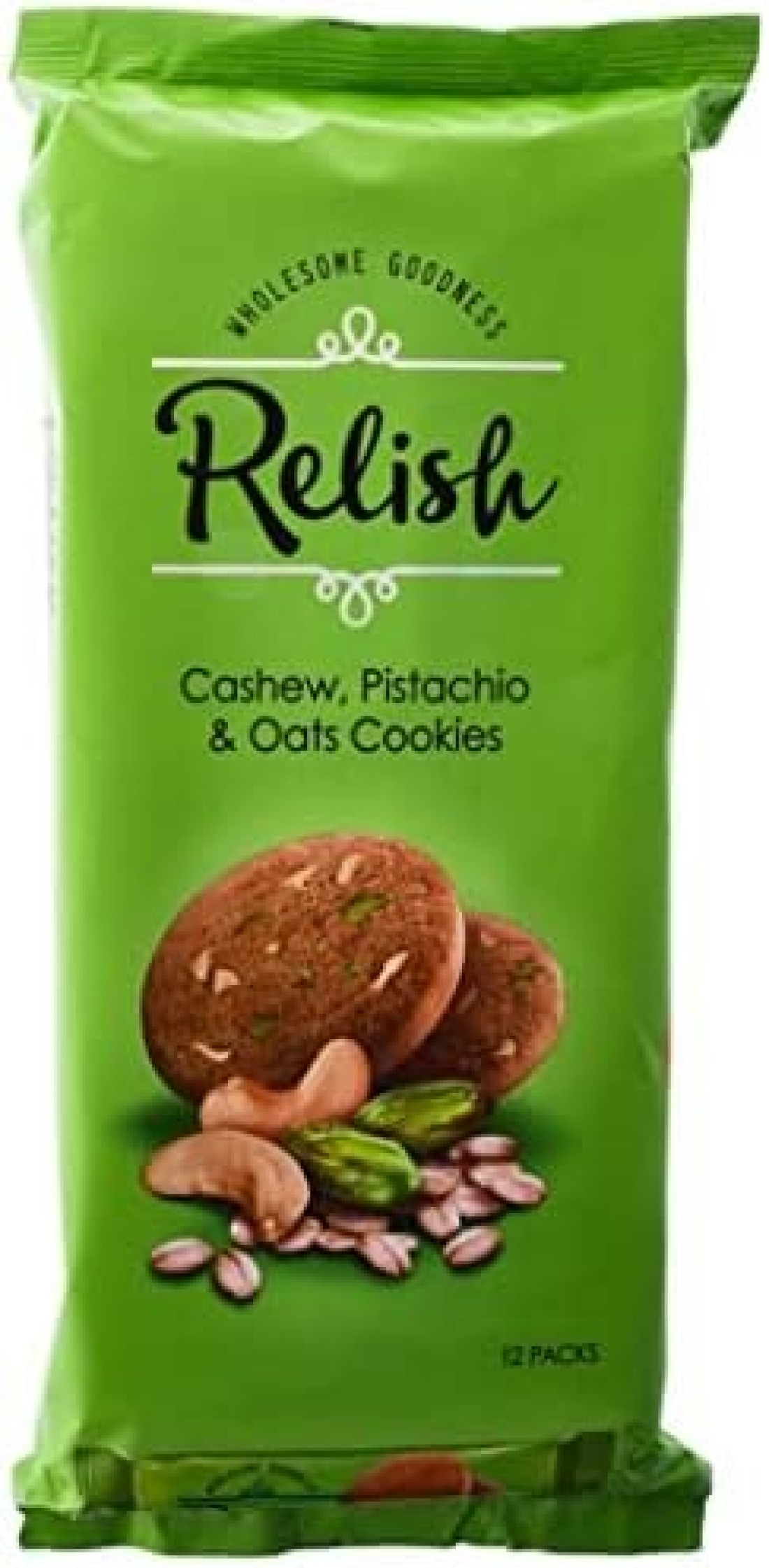 RELISH BISCUITCAS PISTA OAT 42GM x12