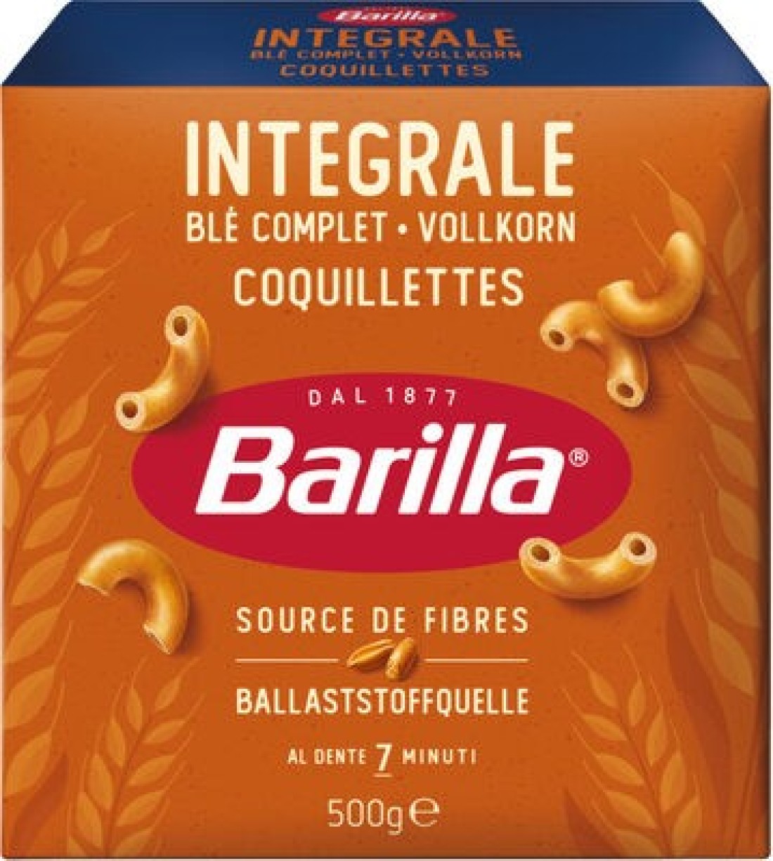 Barilla coquillettes integral.f.532 500gm