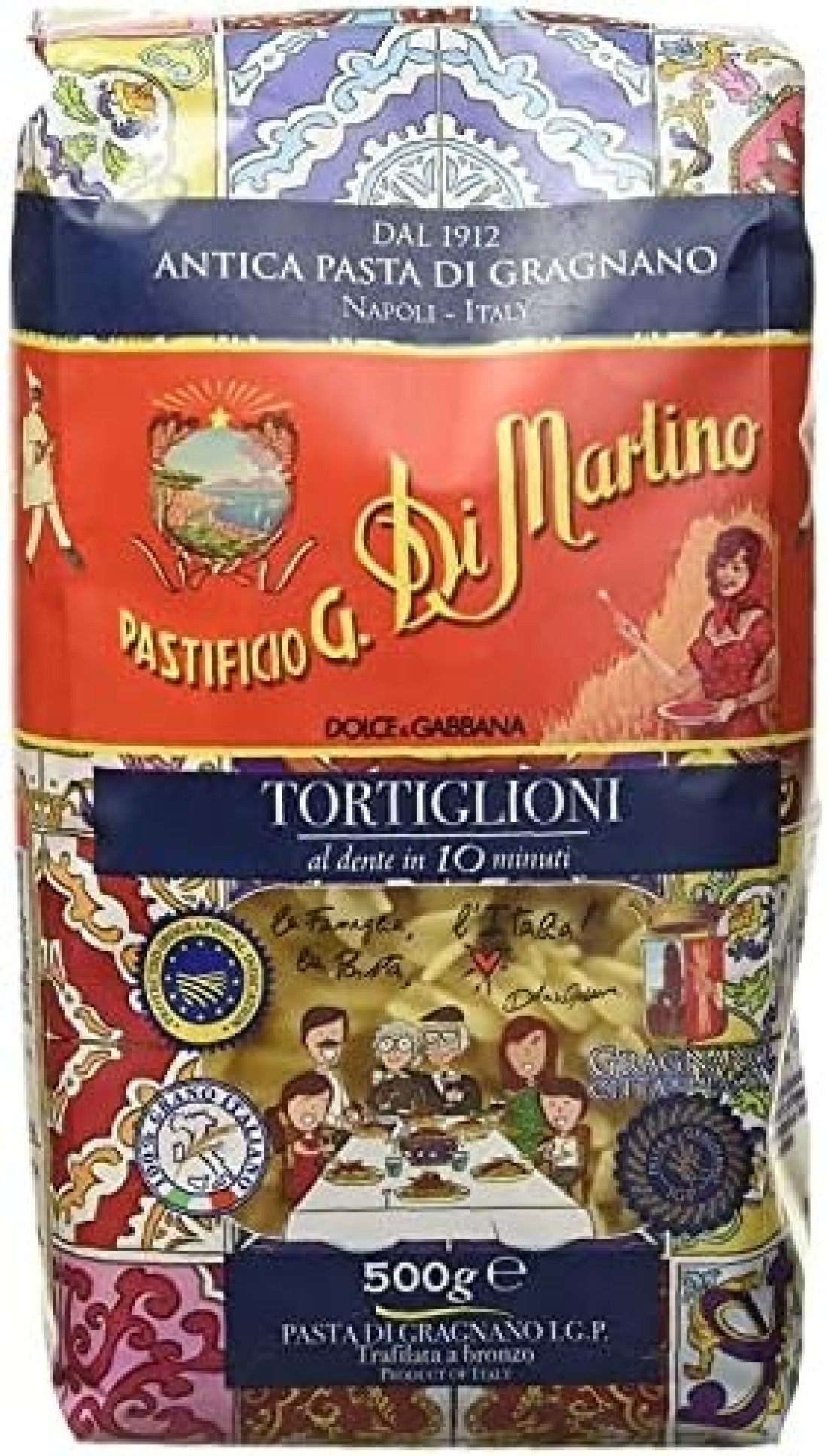 Pastificio Di Martino Tortiglioni, 500 g