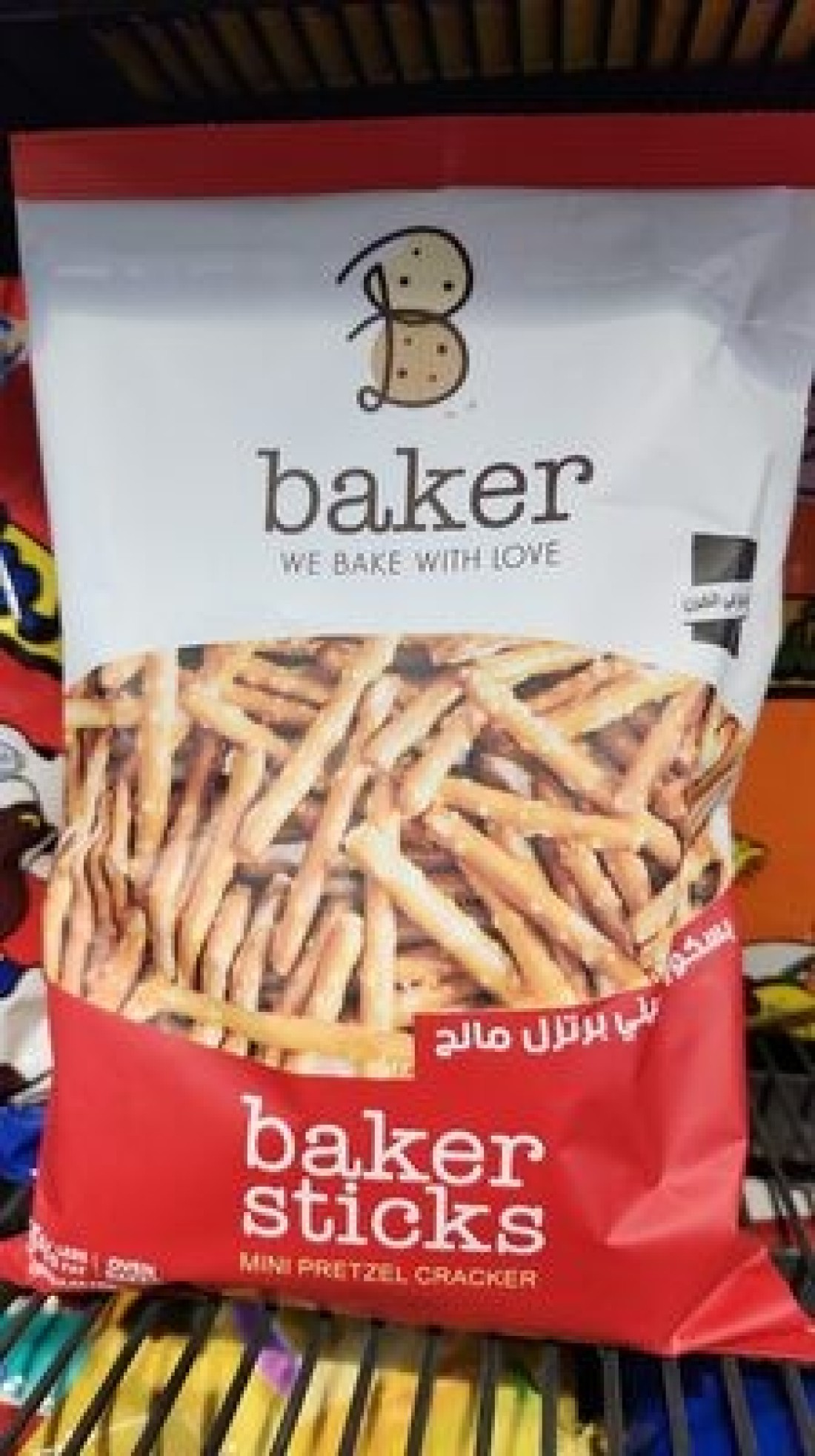 BAKER STICKS MINI PRETZEL CRACKER 300G
