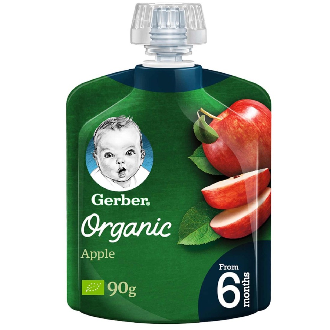 Gerber Organic Puree with Apple, 90g