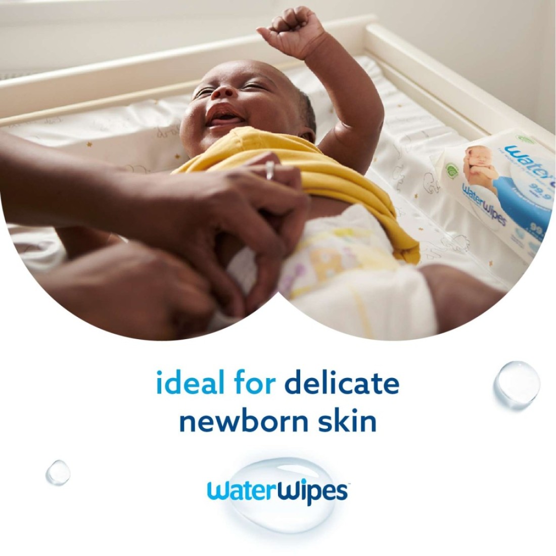 Water Wipes Purest Baby Wipes White 60 Wipes Pack of 12