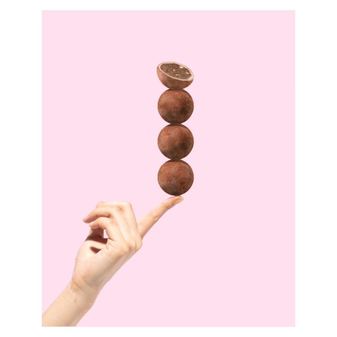 Little Moons Belgian Chocolate And Hazelnut Mochi Ice Cream 32g Pack of 6