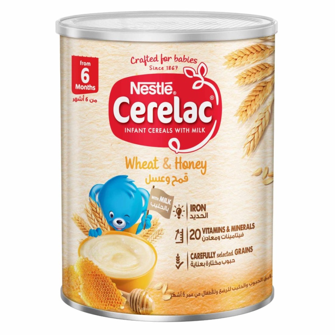 Nestle Cerelac Infant Cereal, Wheat and Honey, from 6 Months, 400g