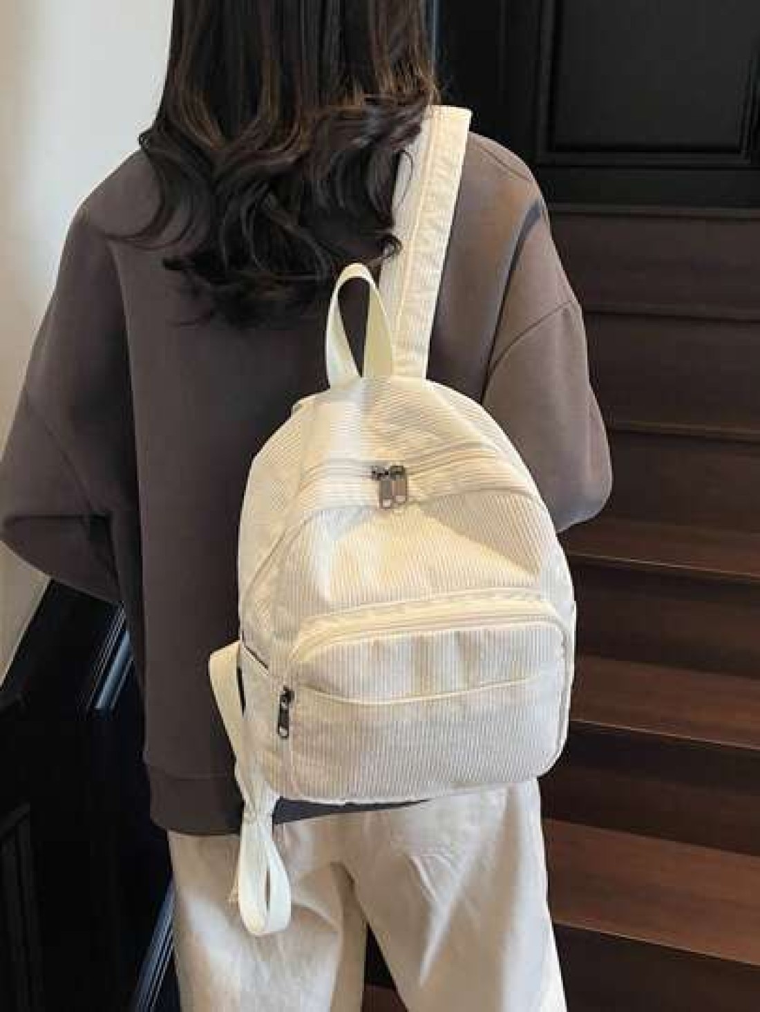 1pc Back To School Backpack Fashionable And Casual Backpack Large Capacity Backpack Suitable For Daily School Very Suitable For Campus Classes Taking Pictures Birthday Gifts Suitable For Daily Shoppin