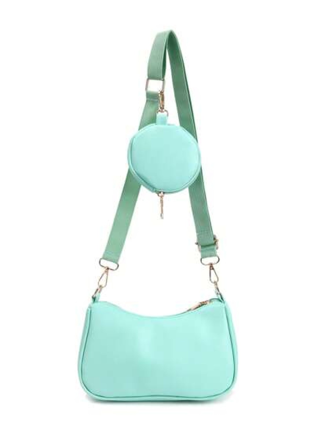1pc Girl s Coin Purse Crossbody Bag With Adjustable Shoulder Strap Multicolor Pouch Suitable For Daily Party Vacation And Ideal Gift